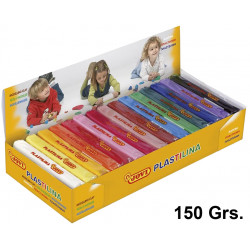Plastilina jovi, pastilla de 150 grs. colores surtidos, caja de 15 uds.