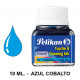 Tinta china pelikan, frasco de 10 ml. color azul cobalto.