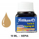 Tinta china pelikan, frasco de 10 ml. color sepia.