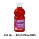 Pintura acrílica brillante glossy lefranc bourgeois, bote de 250 ml. color rojo primario.