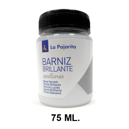Barniz brillante la pajarita, bote de 75 ml.