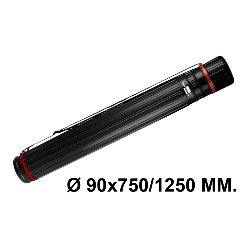 Tubo Portadisegni Relaxdays - Telescopico Per Formato A0, Con Cintura Regolabile - Foto 5