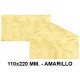 Sobre de color michel en formato 110x220 mm. marmoleado, 90 grs/m². color amarillo, paquete de 25 uds.
