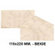 Sobre de color michel en formato 110x220 mm. marmoleado, 90 grs/m². color beige, paquete de 25 uds.