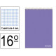 Bloc espiral tapa blanda liderpapel serie smart, 16º, 80 hj. 60 grs. 4x4 s/m. colores surtidos