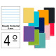 Cuaderno espiral tapa dura liderpapel serie witty, 4º, 80 hj. 75 grs/m². rayado horizontal 8 mm. c/m. colores surtidos