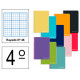 Cuaderno espiral tapa dura liderpapel serie witty, 4º, 80 hj. 90 grs/m². rayado nº 46 s/m. colores surtidos