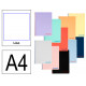 Cuaderno espiral tapa de polipropileno liderpapel serie wonder en formato din a-4, 80 hj. 90 grs/m². liso s/m. colores surtidos.