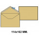 Sobre engomado liderpapel en formato 114x162 mm. offset, 70 grs/m². color crema.