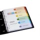 Separador numérico imprimible avery ready index con multitaladro de 6 pestañas para formatos en din a-4.