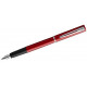 Pluma estilográfica waterman colección allure, lacada en color rojo brillante, presentación en estuche.