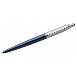 Bolígrafo retráctil parker colección jotter core royal, lacado en color azul, presentación en blister.