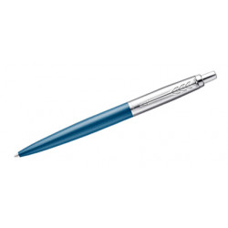 Bolígrafo retráctil parker colección jotter xl, lacado en color azul mate, presentación en estuche.