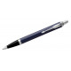 Bolígrafo retráctil parker colección im ct, lacado en color azul mate, presentación en estuche.