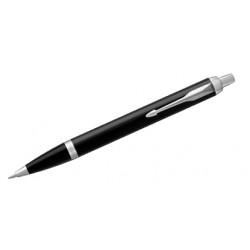 Bolígrafo retráctil parker colección im ct, lacado en color negro brillante, presentación en estuche.