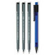 Rotulador calibrado staedtler pigment liner 308 negro (0,2 0,4 0,8 mm.), estuche de 3 uds. + portaminas