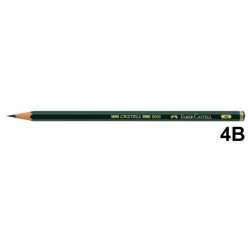Lápiz faber-castell Castell 9000, 4b.