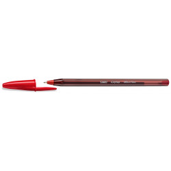 Bolígrafo bic cristal exact ultra fine rojo.