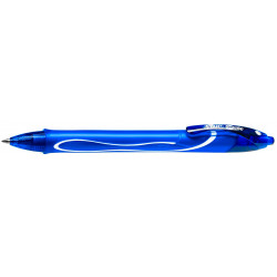 Roller gel retráctil bic gel-ocity quick dry azul.