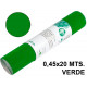 Rollo adhesivo liderpapel acabado brillo de 0,45 x 20 mts. en color verde.
