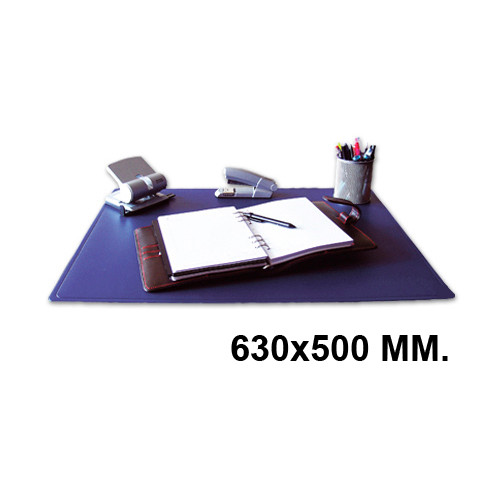 Vade de sobremesa q-connect 630x500 mm. azul