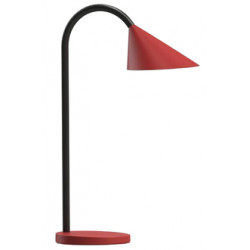 Lámpara de escritorio unilux sol, led 4 w, rojo