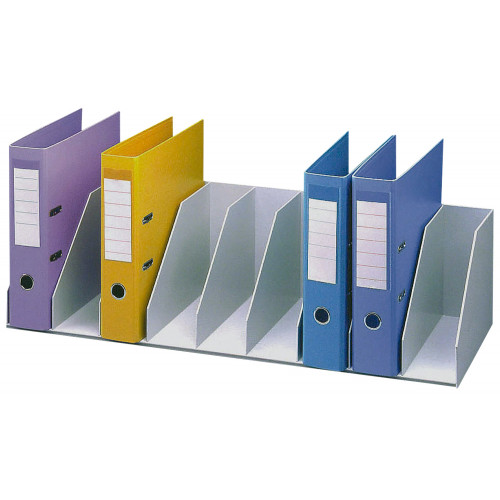 Organizador de armario en poliestireno de alto impacto paperflow en formato 80,2x21x29 cm. color gris.