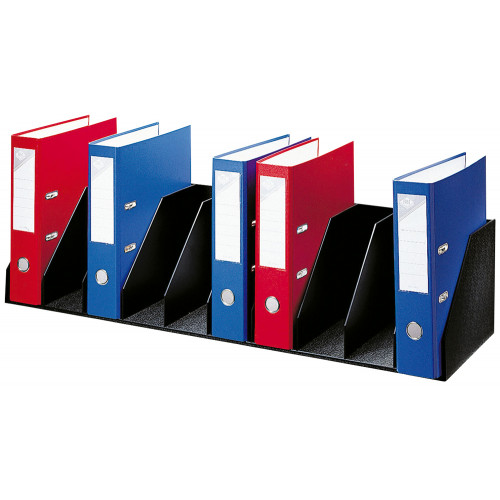 Organizador de armario en poliestireno de alto impacto paperflow en formato 80,2x21x29 cm. color negro.