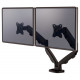 Brazo para monitor doble en horizontal fellowes eppa™, color negro.