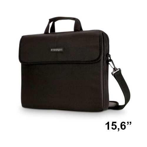 Maletín para portátil kensington sp10 classic de 15.6", negro