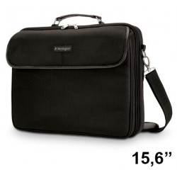 Maletín para portátil kensington sp30 clamshell de 15.6", negro