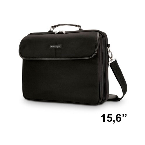 Maletín para portátil kensington sp30 clamshell de 15.6", negro