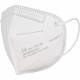 Mascarilla ffp2 nr con gomas radex, 5 capas, refuerzos laterales, sin látex, blanco.