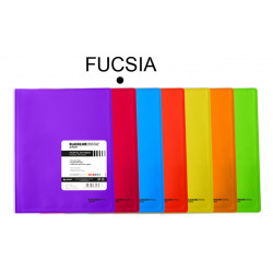 Carpeta con 40 fundas grafoplas poliplás blackline folio, fucsia