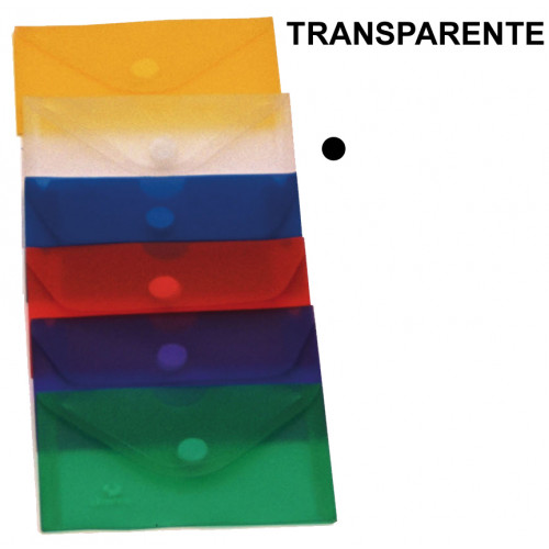 Sobre en polipropileno traslúcido con cierre de velcro grafoplas ecoplás tarjeta de visita, transparente