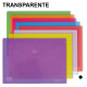 Sobre en polipropileno cristal con cierre de velcro grafoplas multiline din a3, transparente