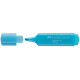 Marcador fluorescente faber-castell textliner 1546 azul.