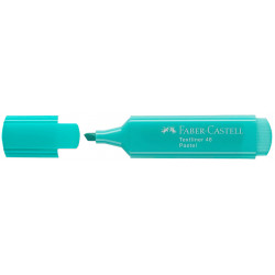 Marcador fluorescente faber-castell textliner 46 pastel, turquesa