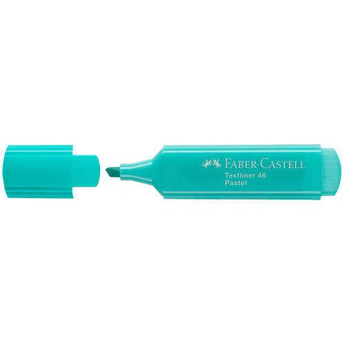 Marcador fluorescente faber-castell textliner 1546 turquesa.
