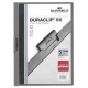 Dossier en pvc con pinza de acero durable duraclip 60, din a4, gris antracita