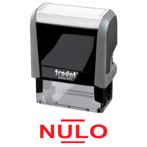 Sello trodat printy 4911 fórmula comercial " nulo "