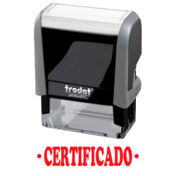 Sello trodat printy 4911 fórmula comercial " certificado "