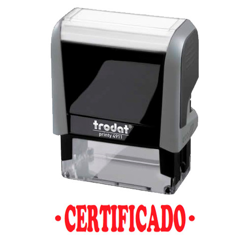 Sello trodat printy 4911 fórmula comercial " certificado "