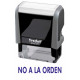 Sello trodat printy 4911 fórmula comercial " no a la orden "
