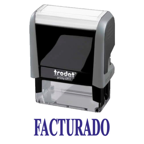 Sello trodat printy 4911 fórmula comercial " facturado "