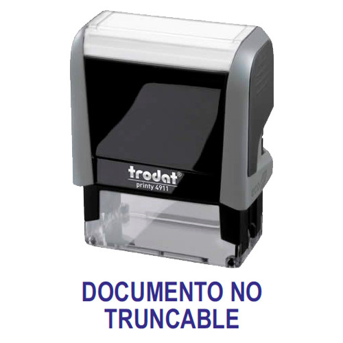 Sello trodat printy 4911 fórmula comercial " documento no truncable "