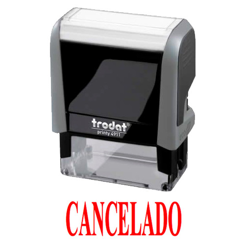 Sello trodat printy 4911 fórmula comercial " cancelado "