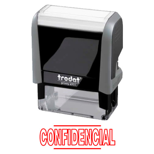 Sello trodat printy 4911 fórmula comercial " confidencial "