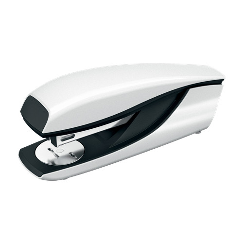 Grapadora de sobremesa petrus 635 wow, blanco metalizado