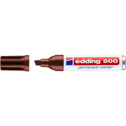 Marcador permanente edding 500 marrón